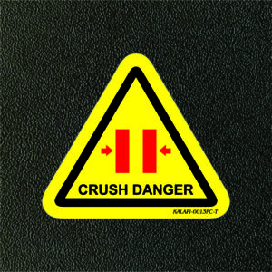 CRUSH HAZARD 0013PC-T