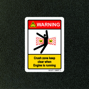 CRUSH HAZARD 1006PC-S